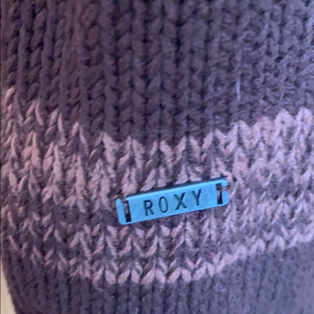 Roxy brown hooded cardigan sweater - Picture 3 of 4